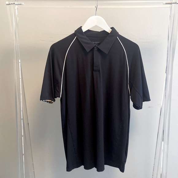 Burberry Black Golf Shirt - Picture 1 of 7